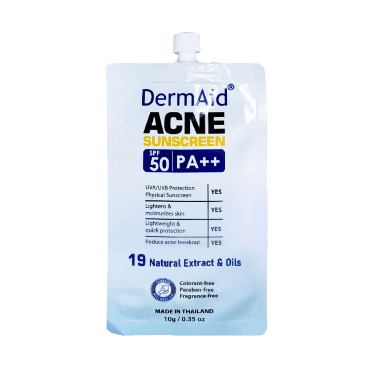 DermAid Acne Sunscreen - 10g