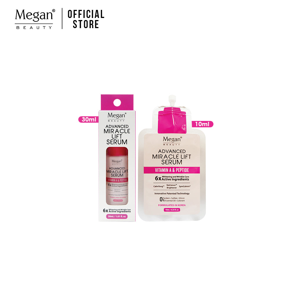 Megan Beauty Advanced Miracle Lift Serum - Vitamin A & Peptide
