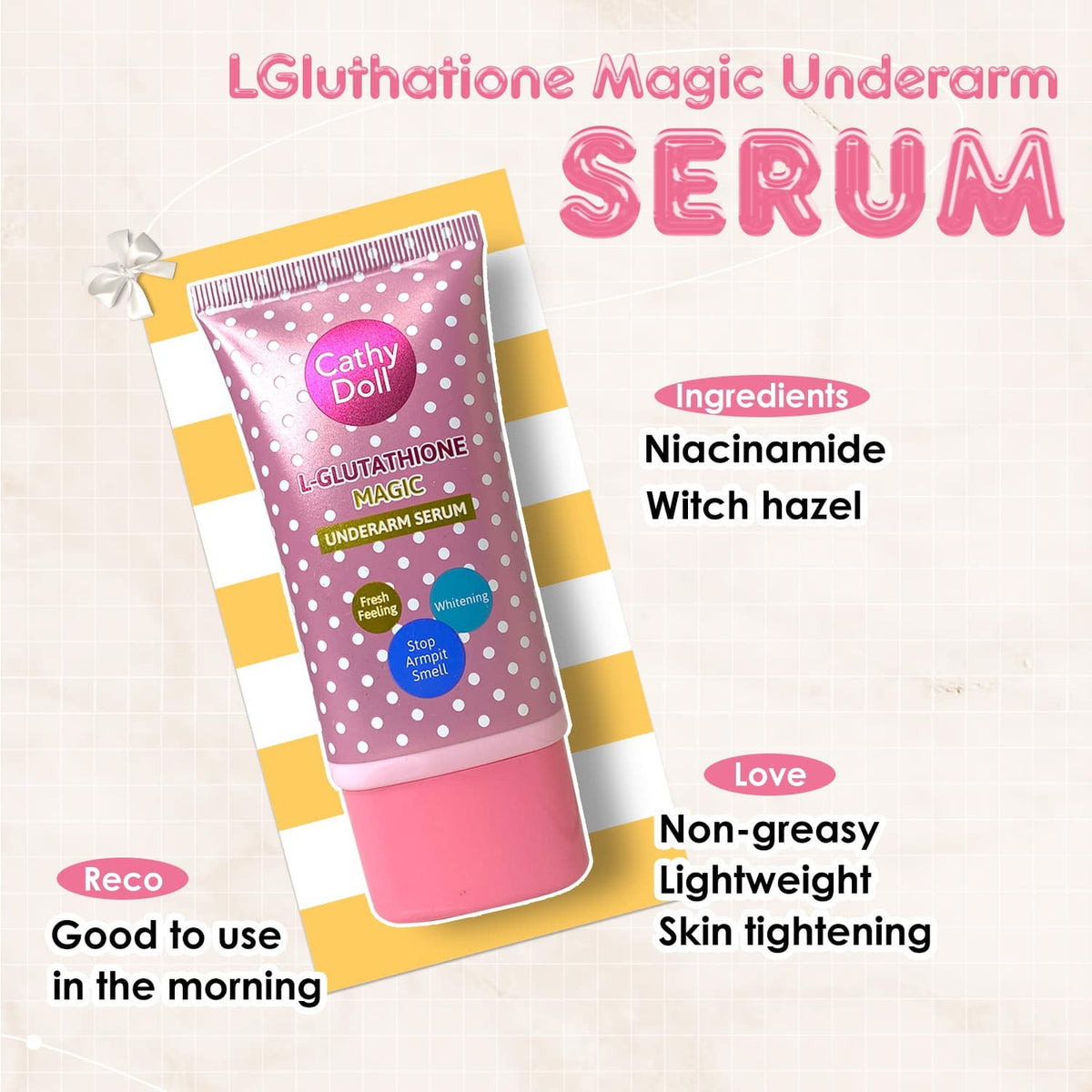 Cathy Doll L-Glutathione Magic Underarm Serum - 50g