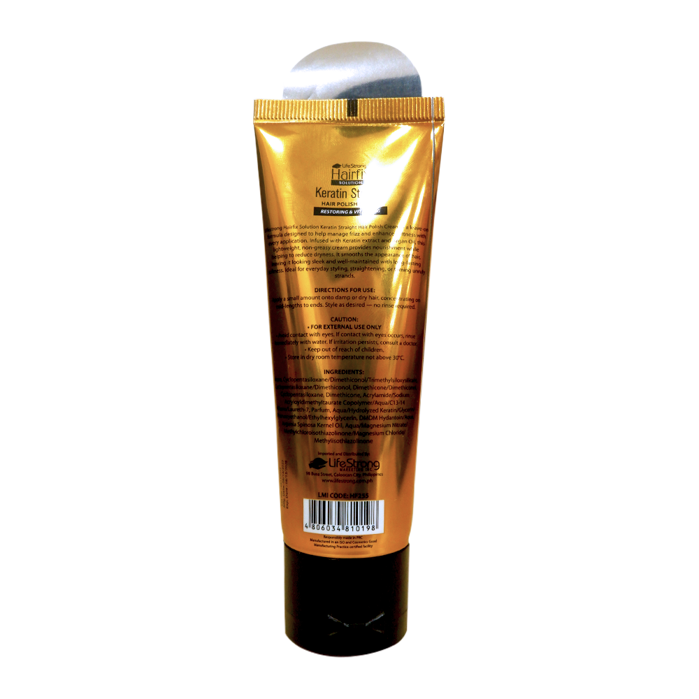 Hairfix Keratin Straight Hair Polish Cream 80ml