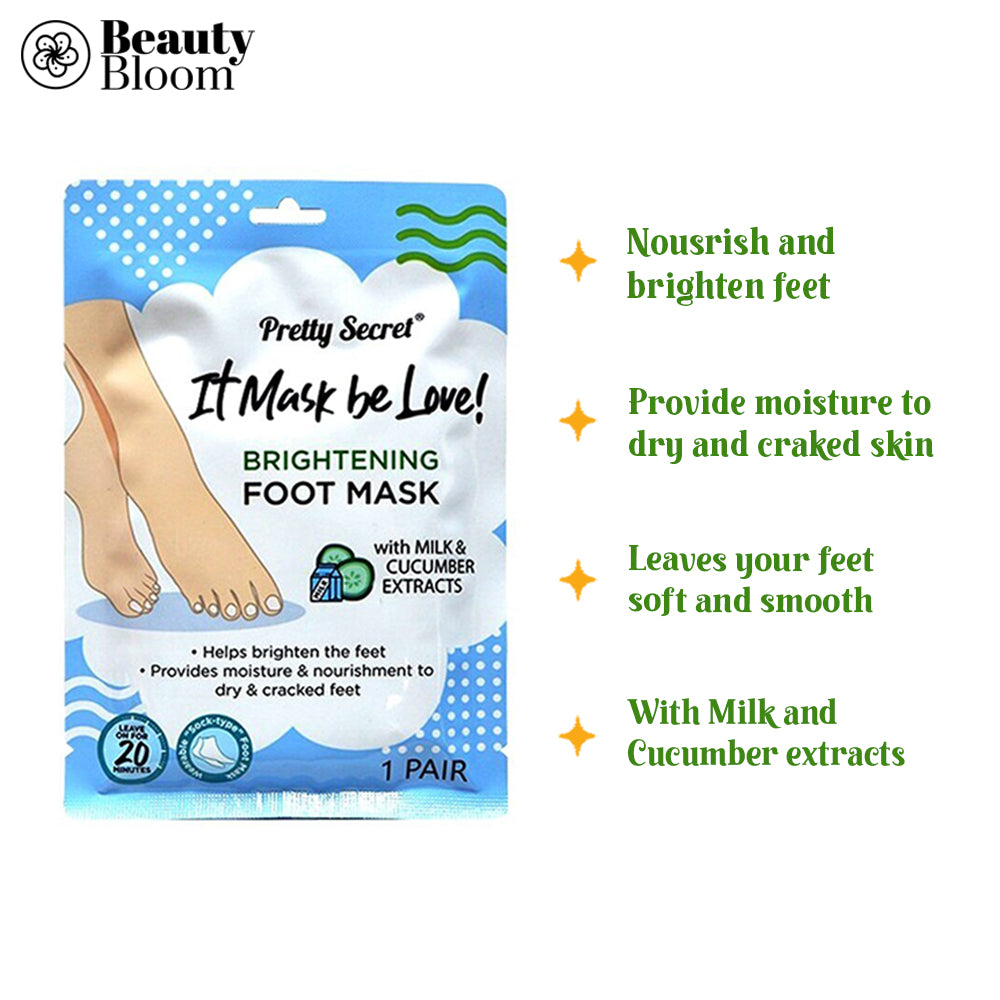 Pretty Secret Brightening Foot Mask
