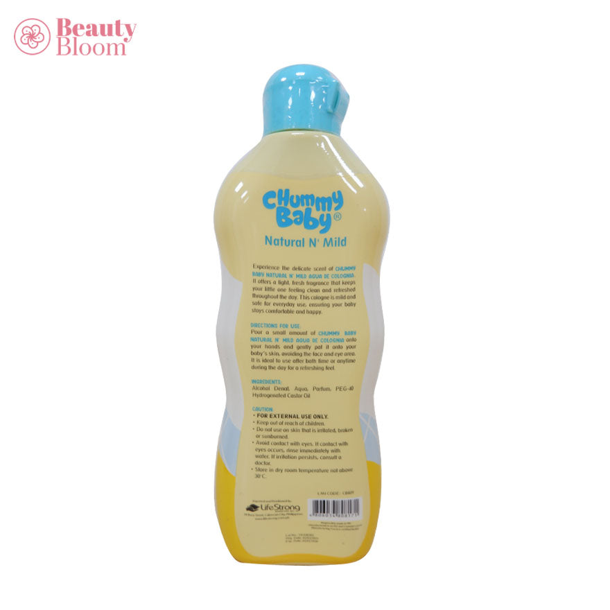 Chummy Baby Natural n' Mild Agua De Colognia 200ml