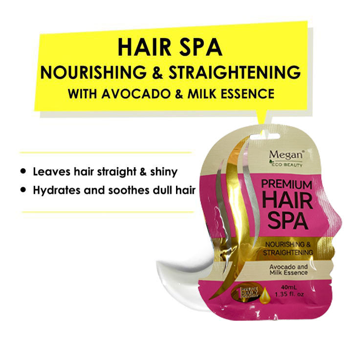 Megan Hair Spa Avocado and Milk Essence 40ml - Nourish