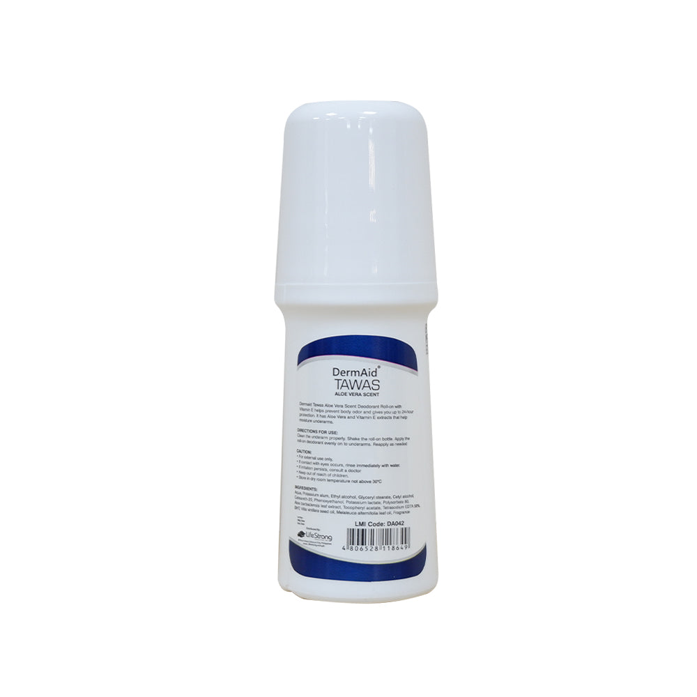 Dermaid Deo Roll On Scented Tawas with Aloe Vera & Vit E 50ml