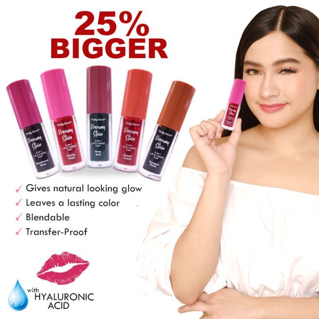 Pretty Secret Dreamy Stain 2-in-1 Lip & Cheek Tint - 4ml