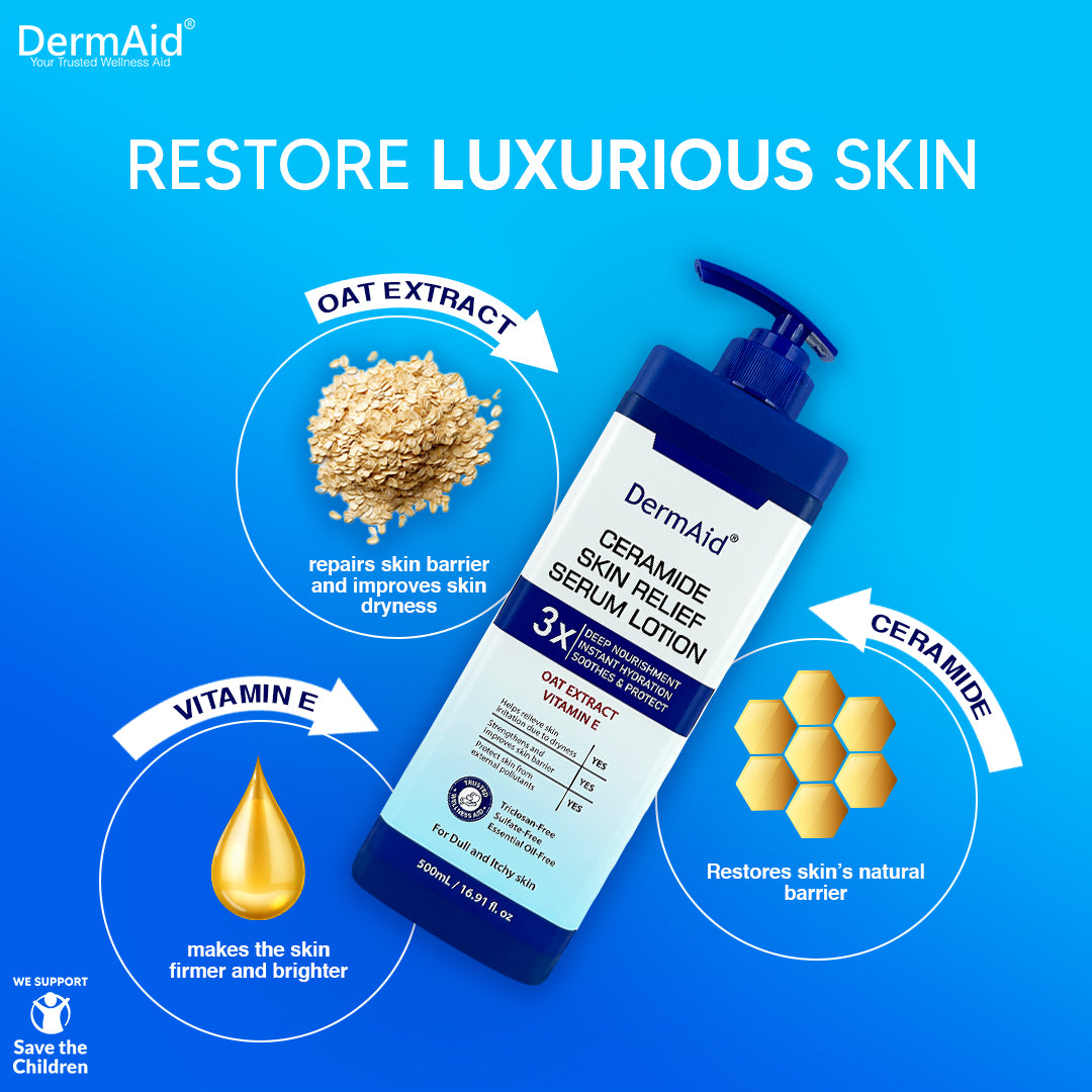 Dermaid Ceramide Skin Relief Body Lotion - 500ml
