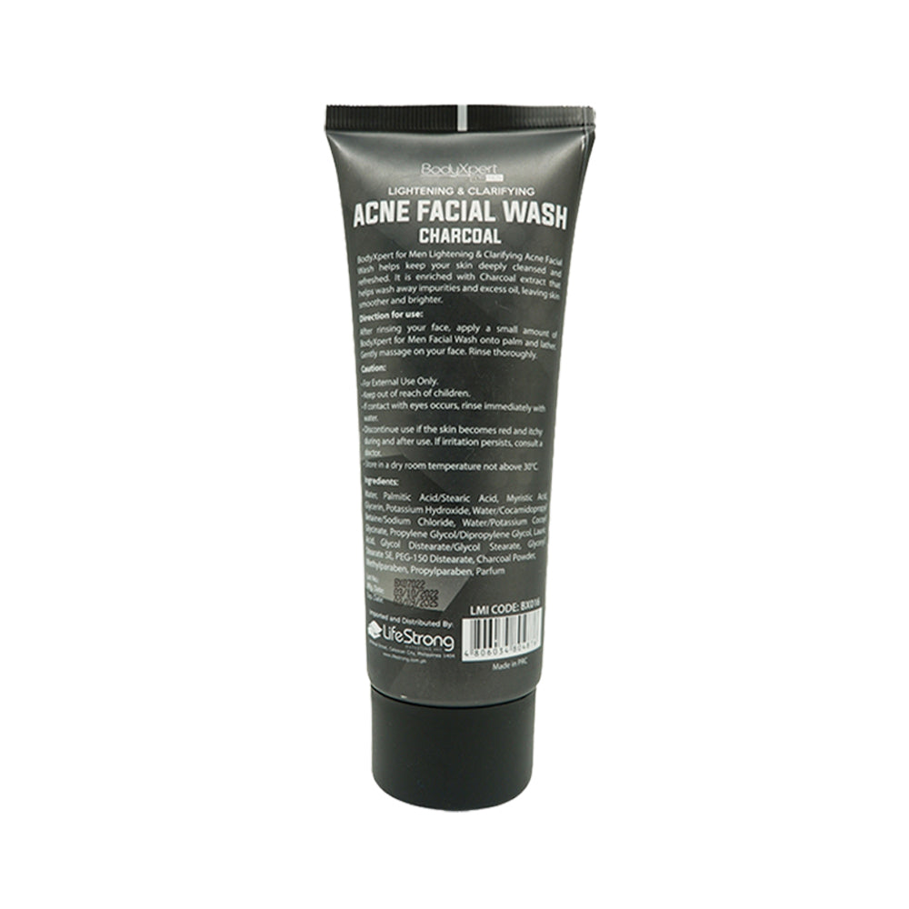 BodyXpert for Men Acne Facial Wash Charcoal 100grms