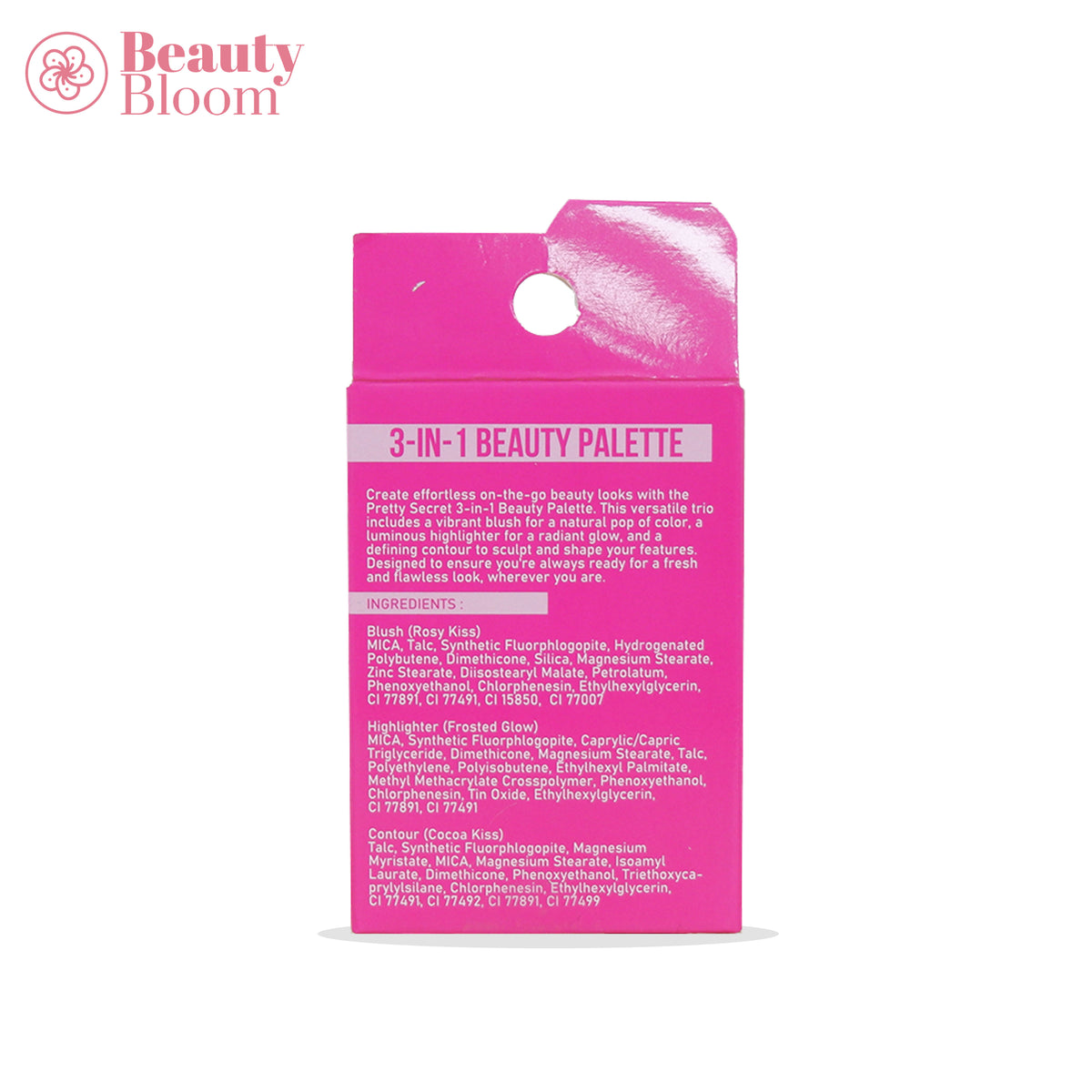 Pretty Secret 3in1 Beauty Palette 7g - Sweet Bloom
