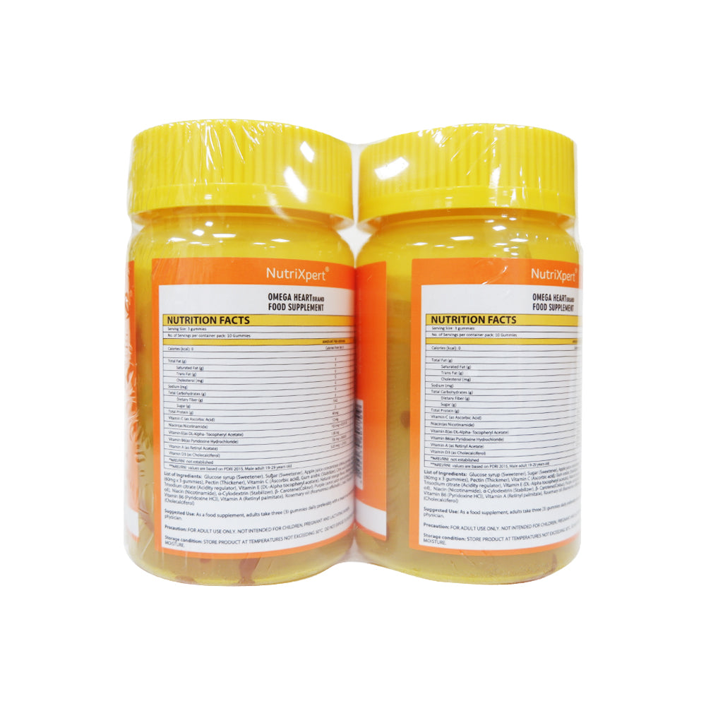 NutriXpert Omega Heart Gummies 30's Bundle