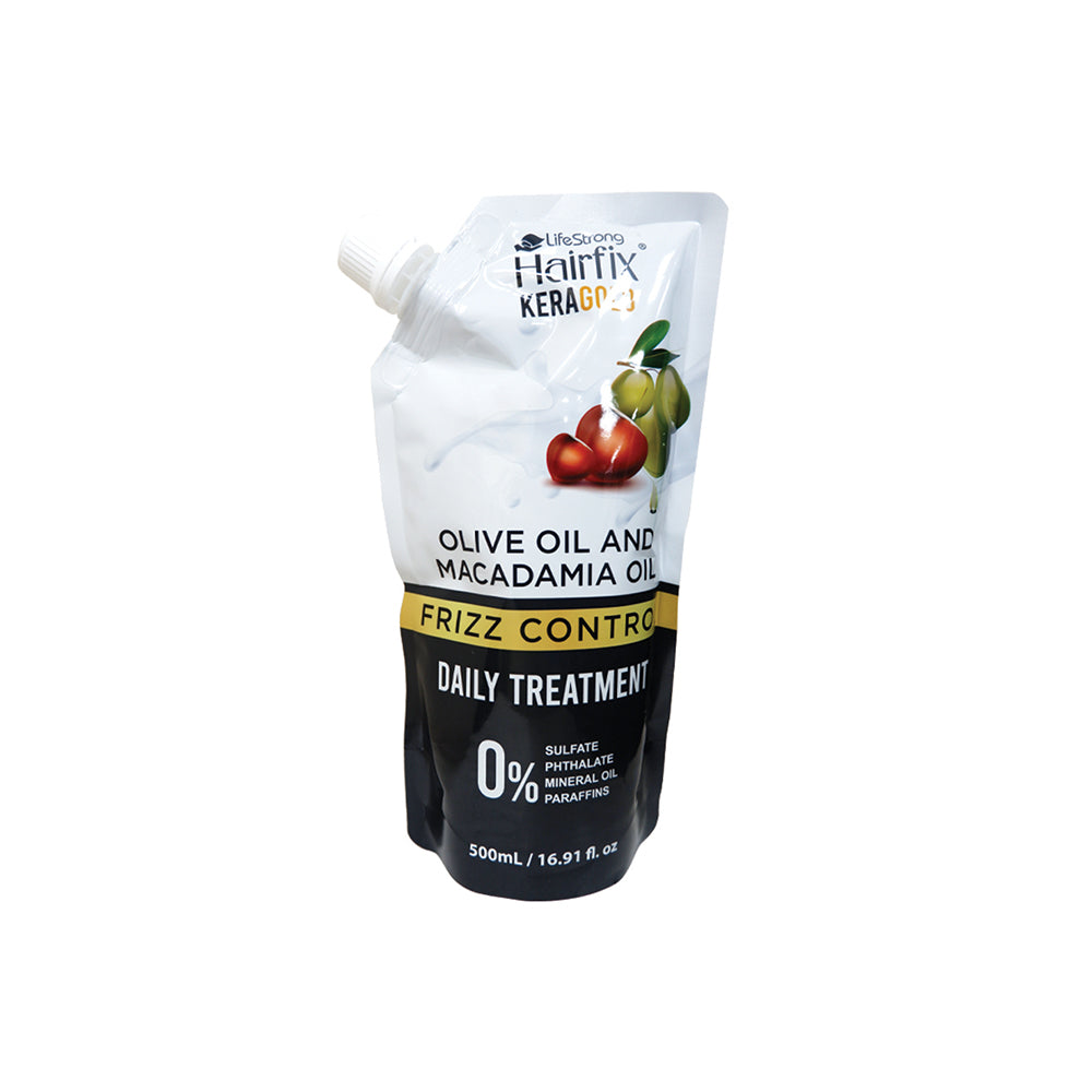 Hairfix KeraGold Frizz Control Treatment - Olive & Macadamia