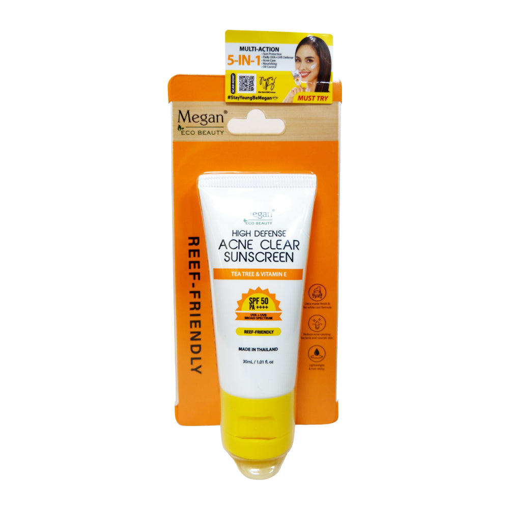 Megan Acne Clear Sunscreen SPF 50 30ml