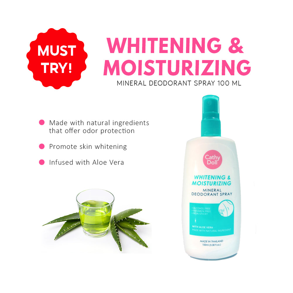 Cathy Doll Whitening & Moisturizing Mineral Deodorant Spray 100ml