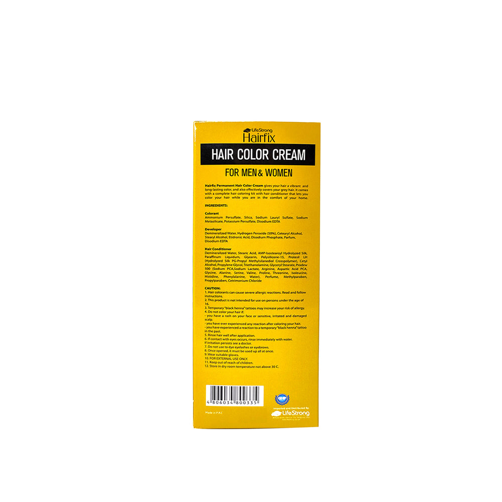 HairFix Permanent Hair Color Cream Kit 120ml Buy 1 Take 1 - Golden Blonde