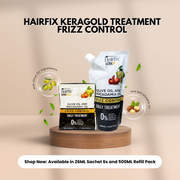 Hairfix KeraGold Frizz Control Treatment - Olive & Macadamia