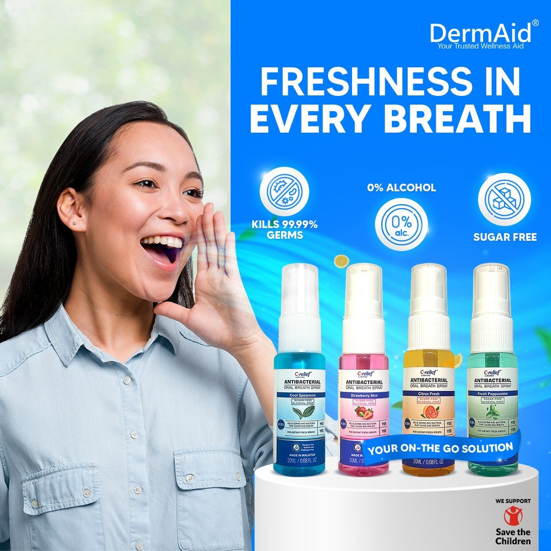 Dermaid Antibac Oral Breath Spray - 20ml
