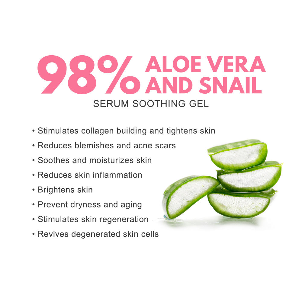 Cathy Doll Aloe Vera & Snail Serum Soothing Gel