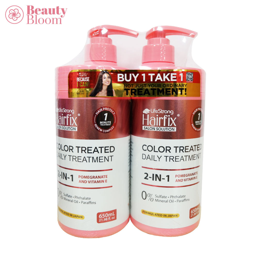 Hairfix Salon Solution Hair Treatment 650ml Buy1 Take1