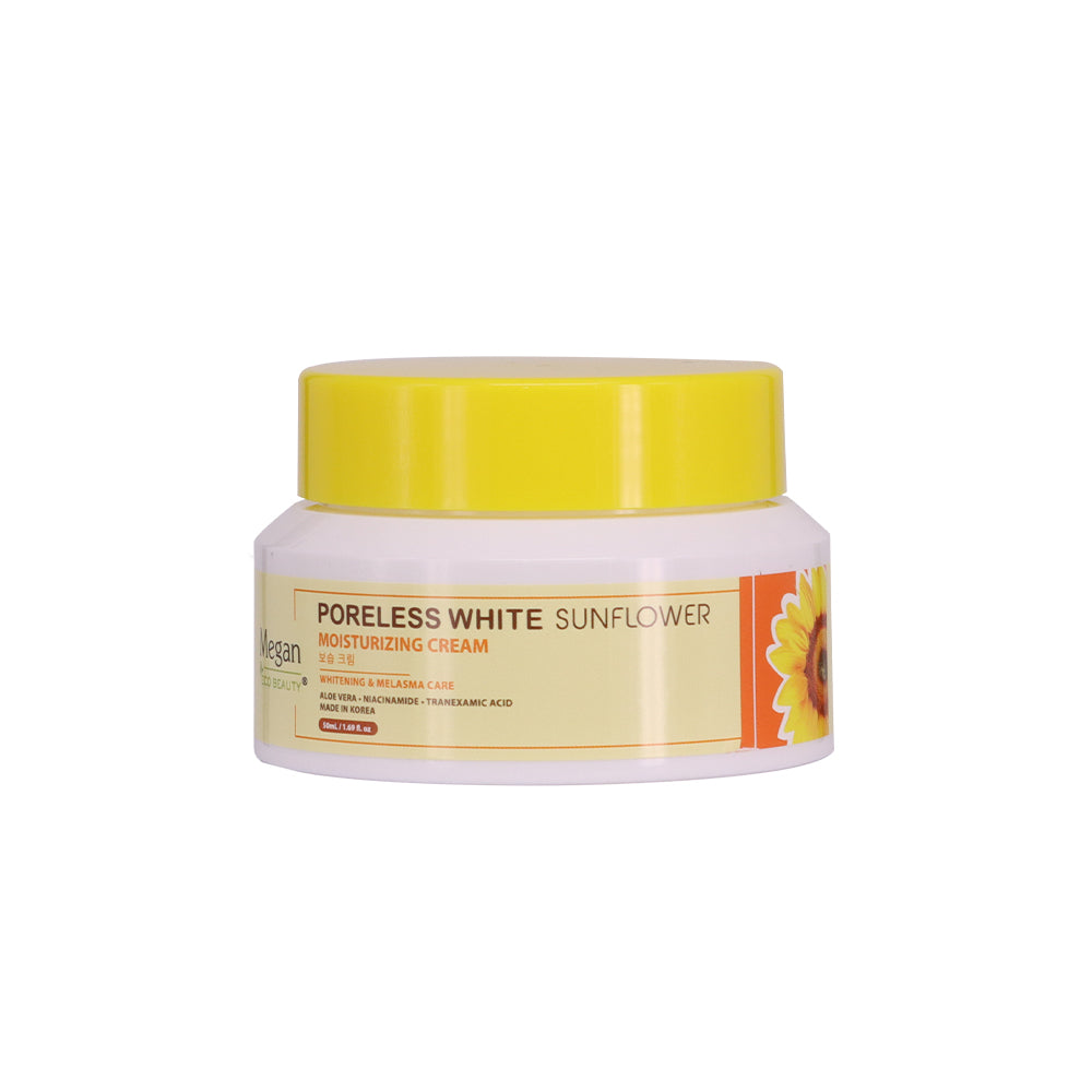 Megan Eco Beauty Poreless White Sunflower Moisturizing Cream 50ml