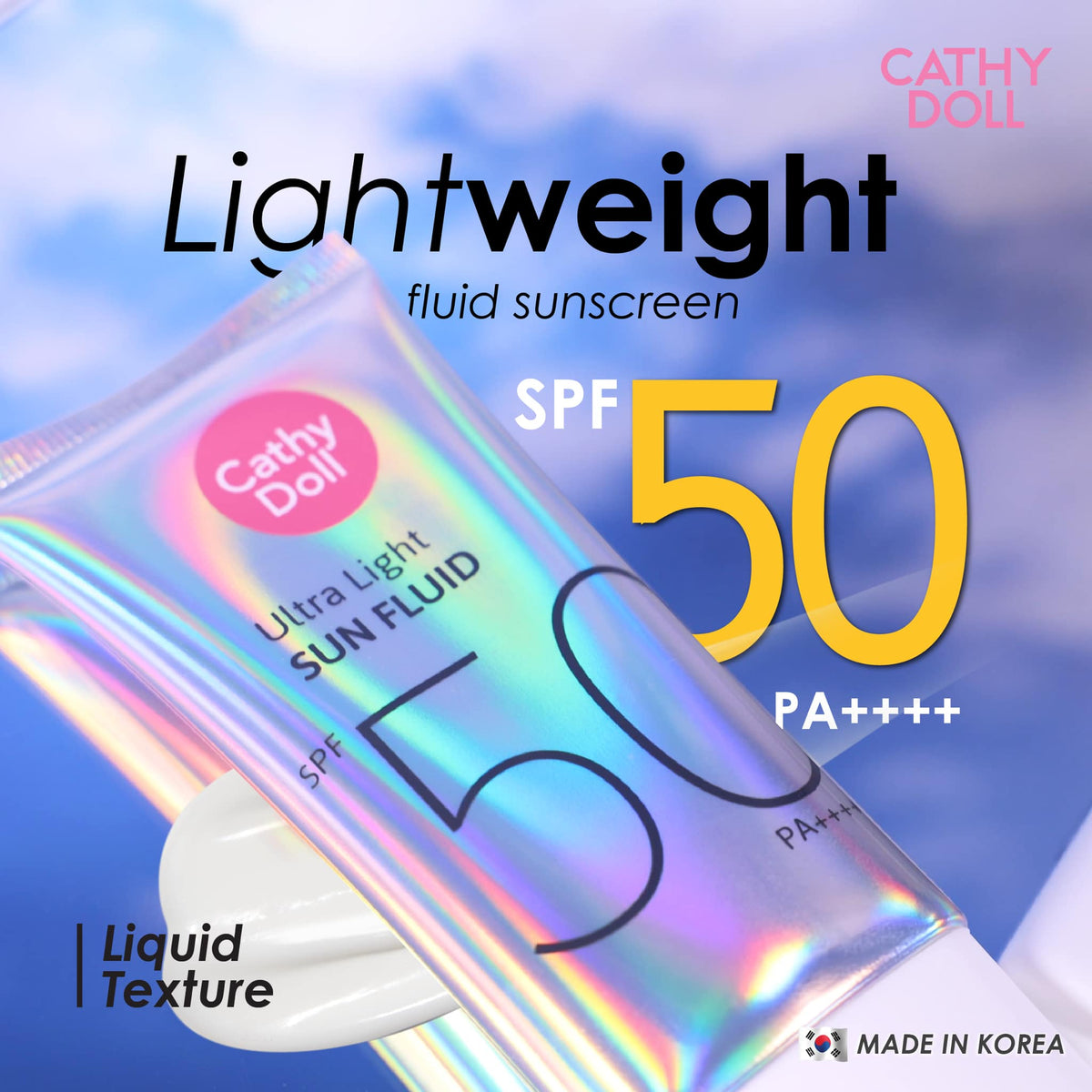 Cathy Doll Ultra Light Sun Fluid SPF50 15ml