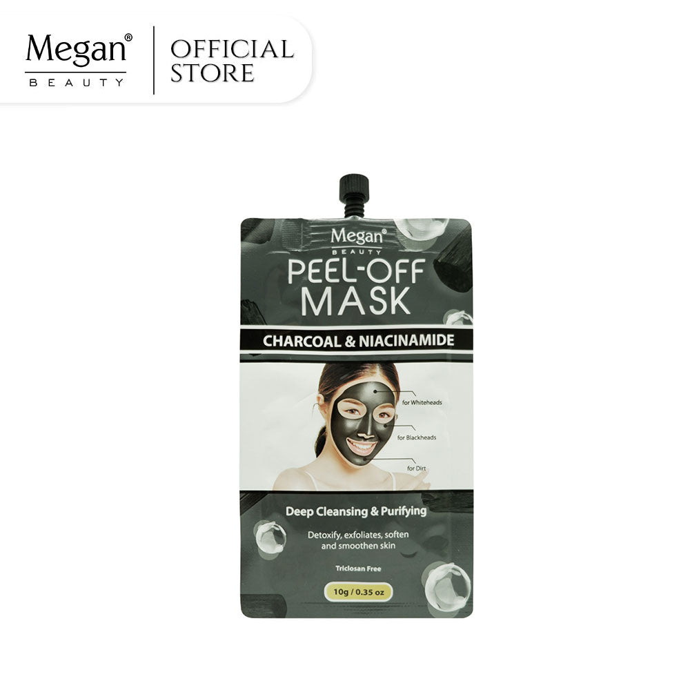 Megan Peel Off Mask - Charcoal & Niacinamide