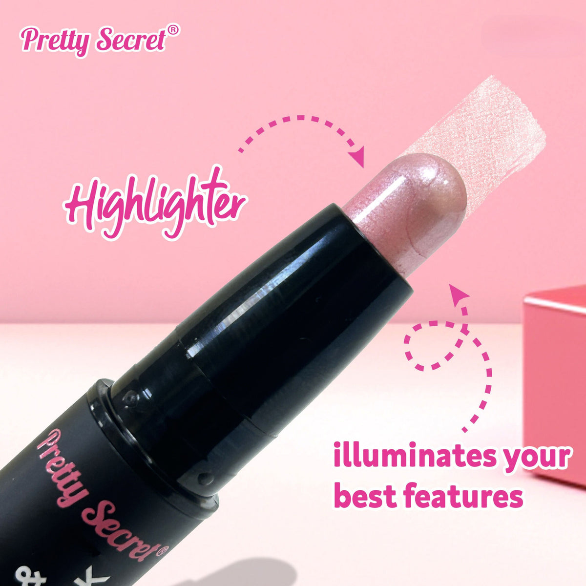 Pretty Secret Contour + Highlighter Stick - 3.5g