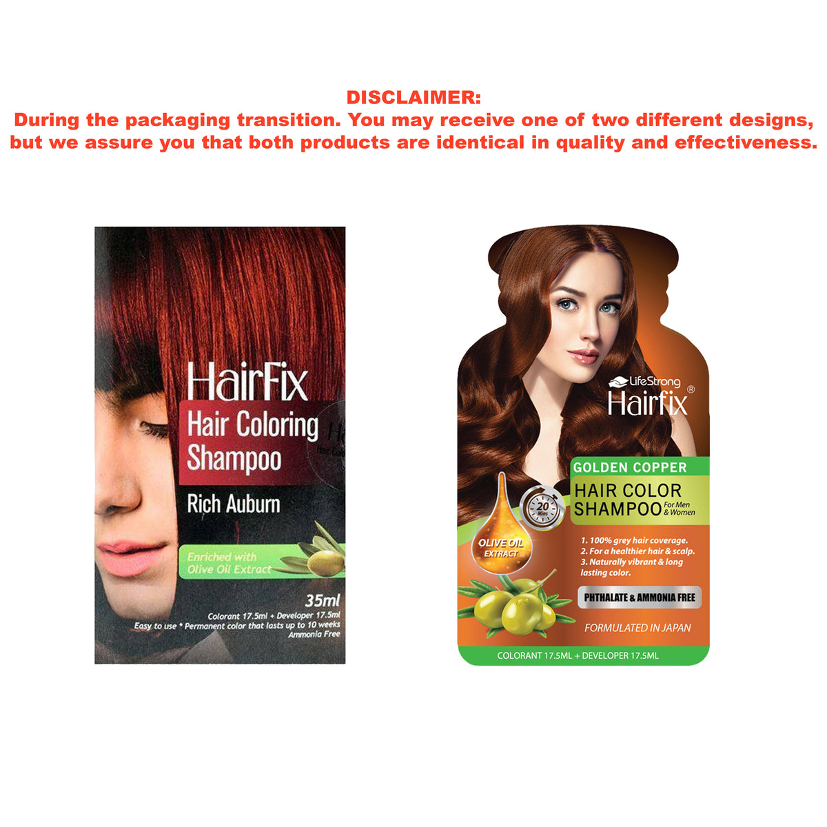 HairFix Hair Color Shampoo 35ml