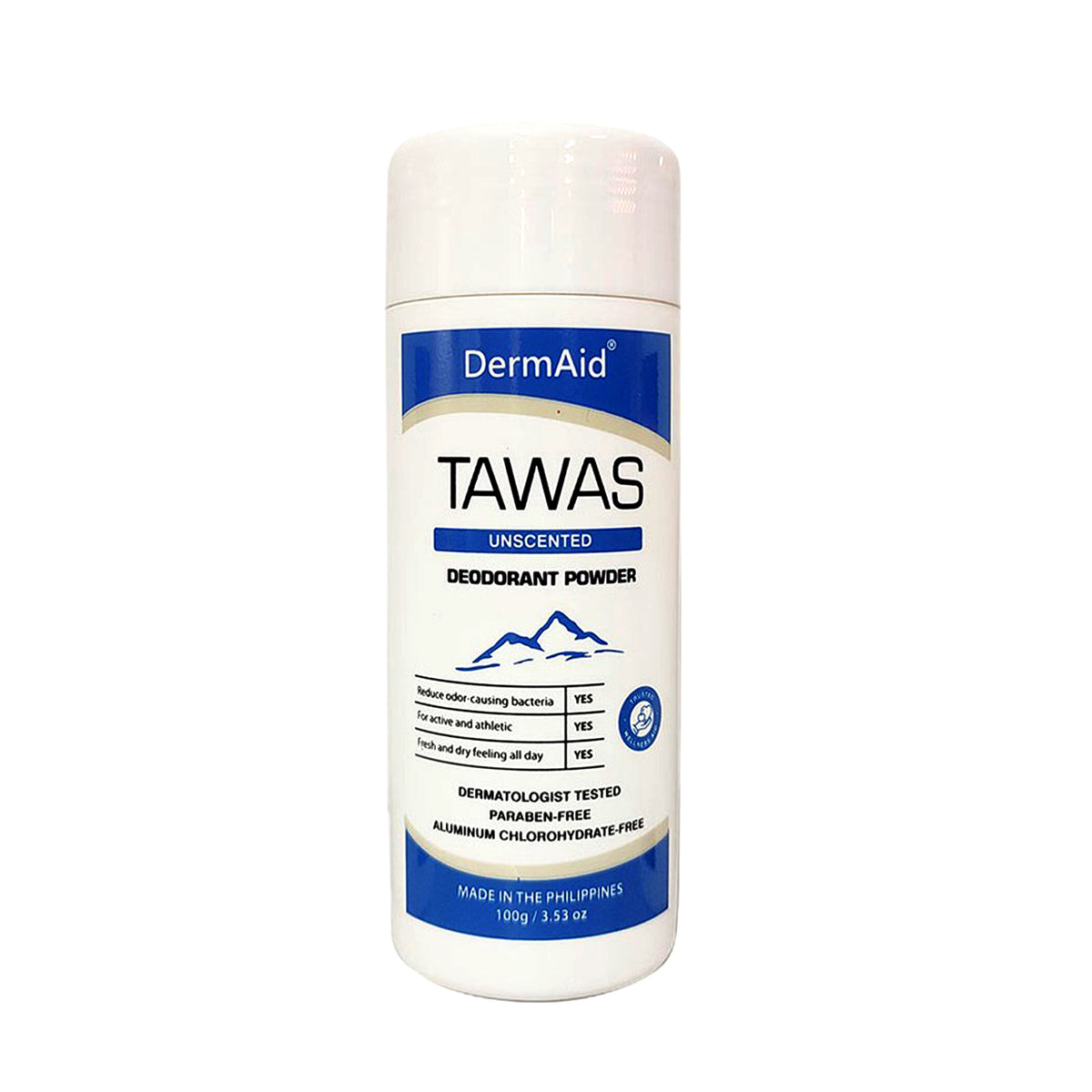Dermaid Tawas Powder 100g - Unscented
