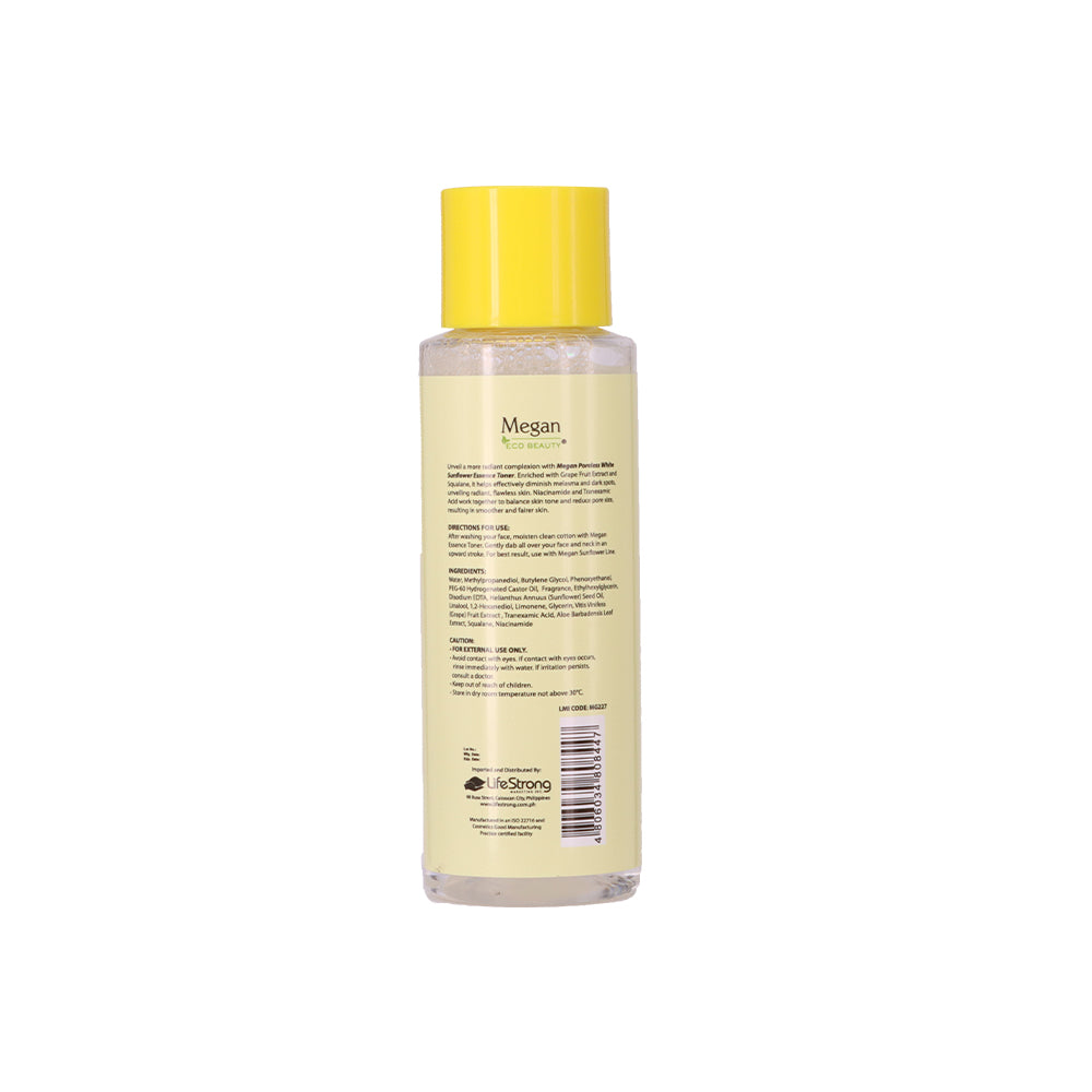 Megan Eco Beauty Poreless White Sunflower Essence Toner 100ml