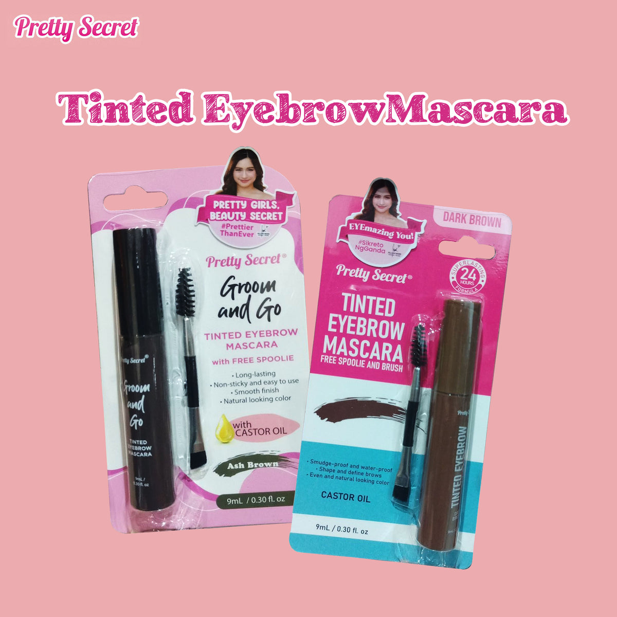 Pretty Secret Tinted Eyebrow Mascara 9ml