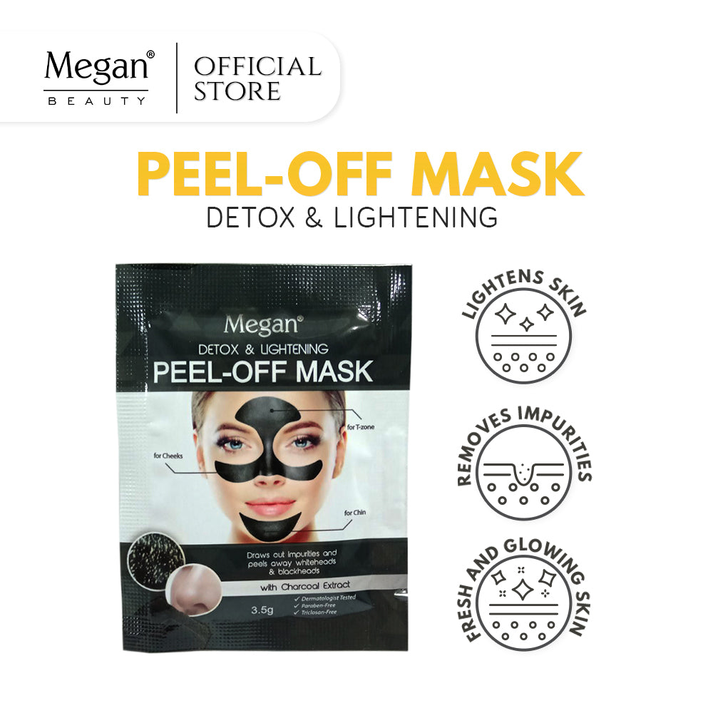 Megan Peel Off Mask - Charcoal & Niacinamide