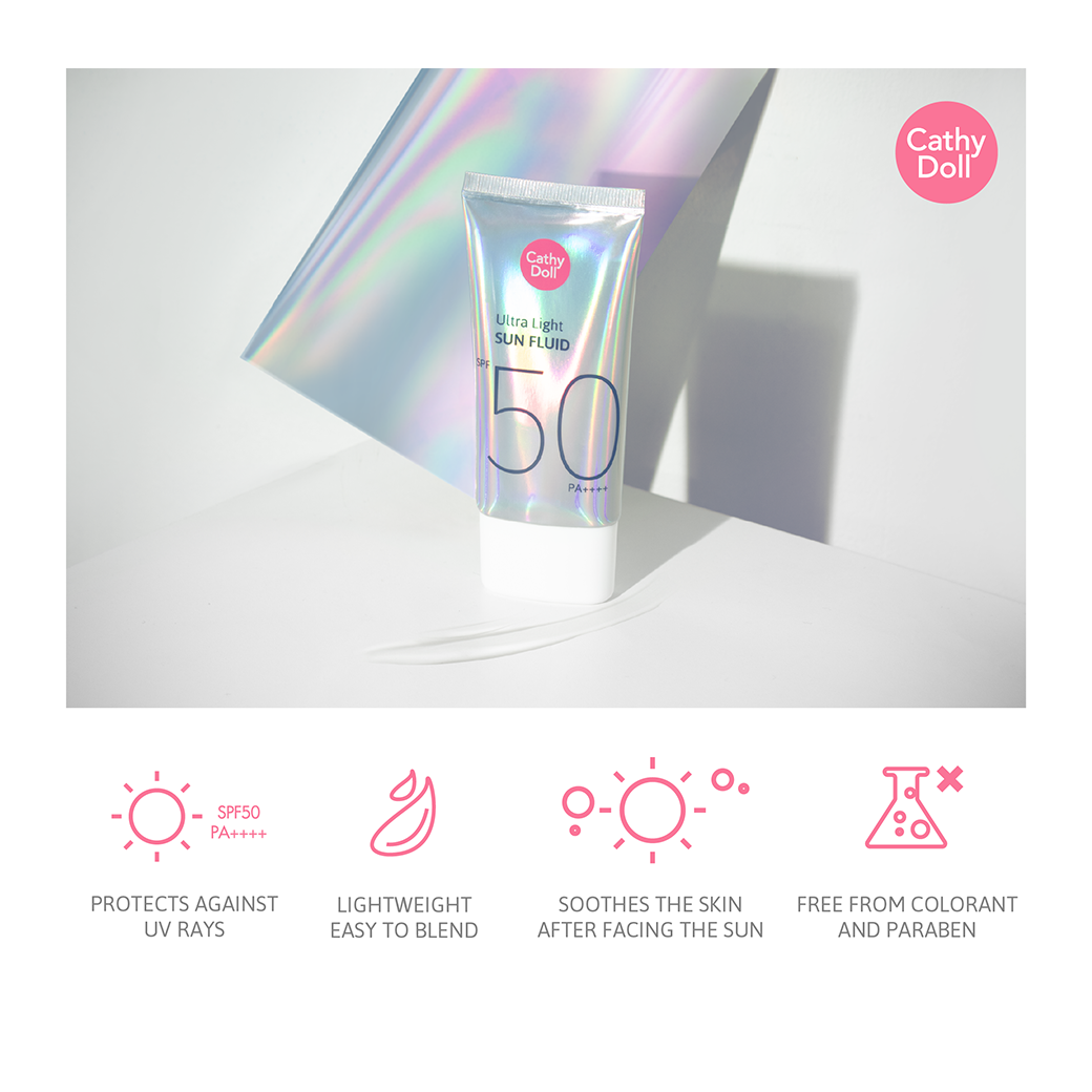 Cathy Doll Ultra Light Sun Fluid SPF50 15ml