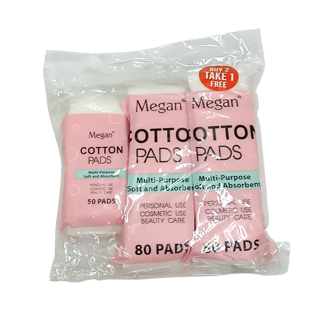 Megan Beauty Cotton pads 2+1 Cosmetic Makeup