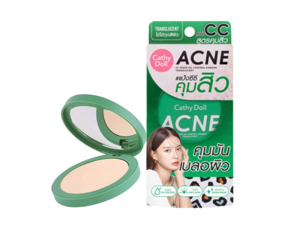 Cathy Doll Acne CC Speed Oil Control Powder Translucent 4.5G
