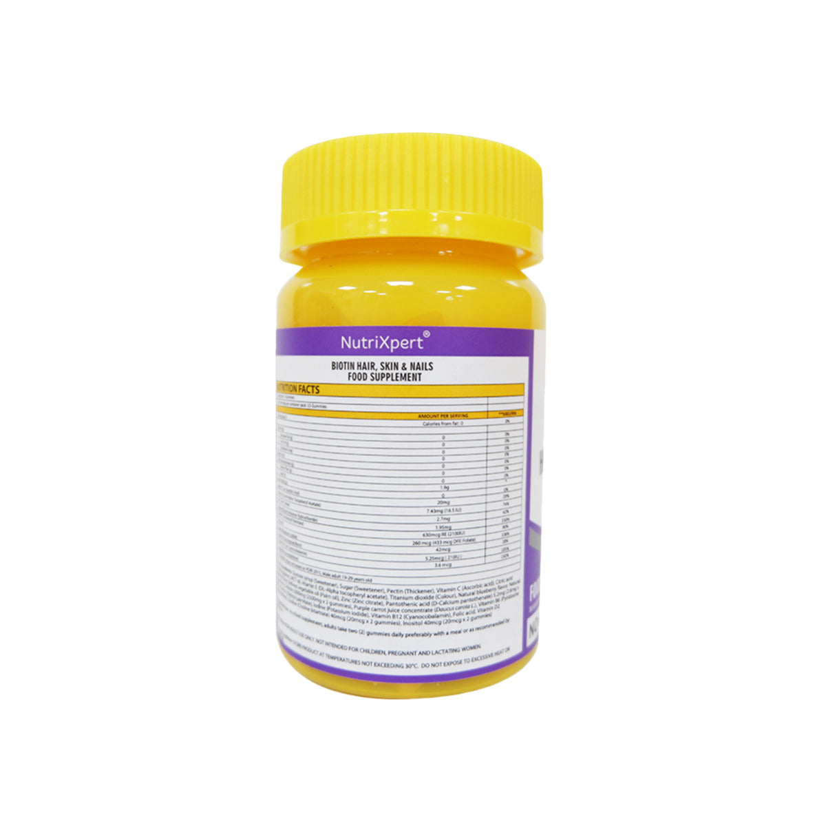 NutriXpert Biotin Hair, Skin & Nails Gummies 30's