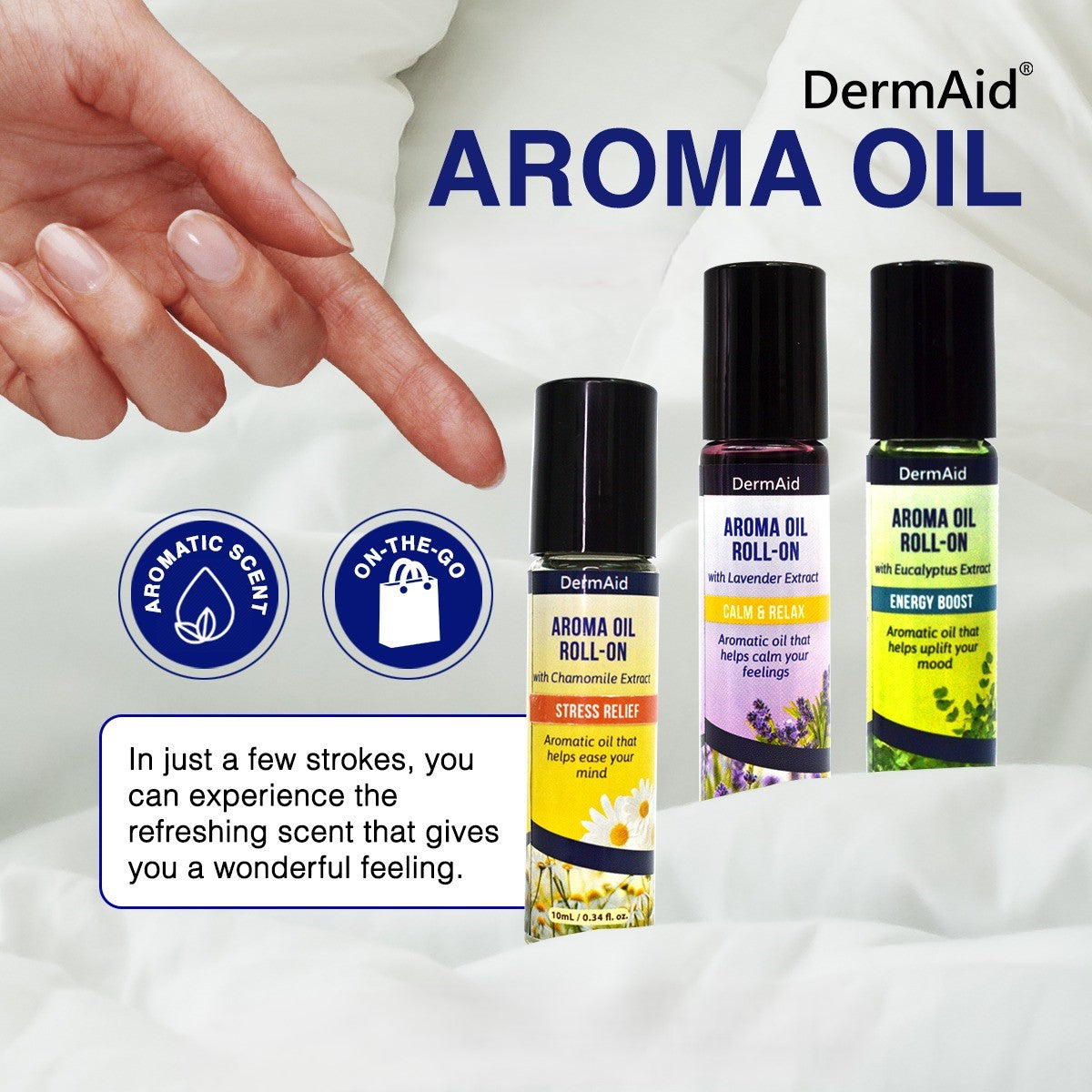 Dermaid Energy Boost Aromatherapy Roll On 10ml