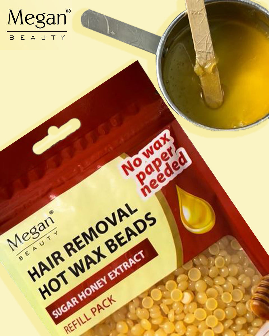 Megan Beauty Hot Wax Beads 100g - Sugar Honey