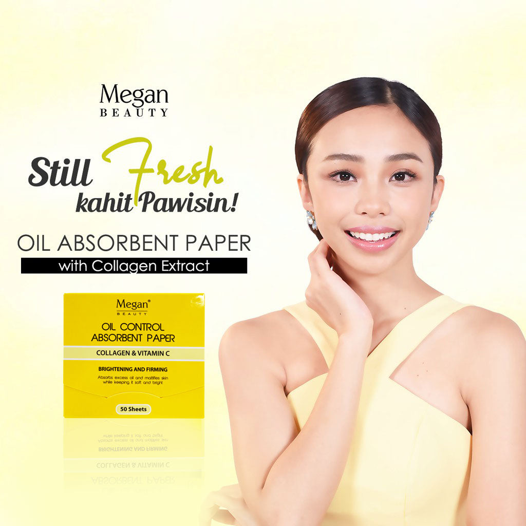 Megan Oil Absorbent Paper - Collagen Extract 50's