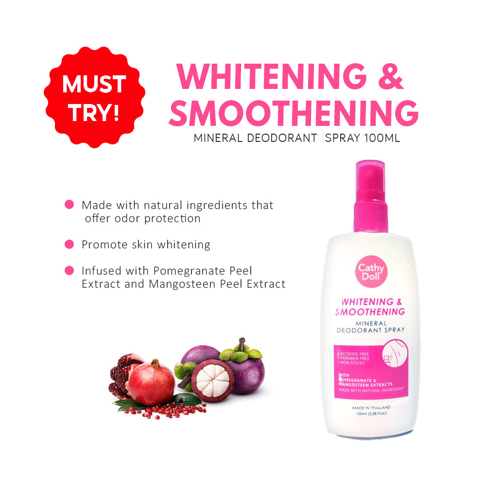 Cathy Doll Whitening & Smoothening Mineral Deodorant Spray 100ml
