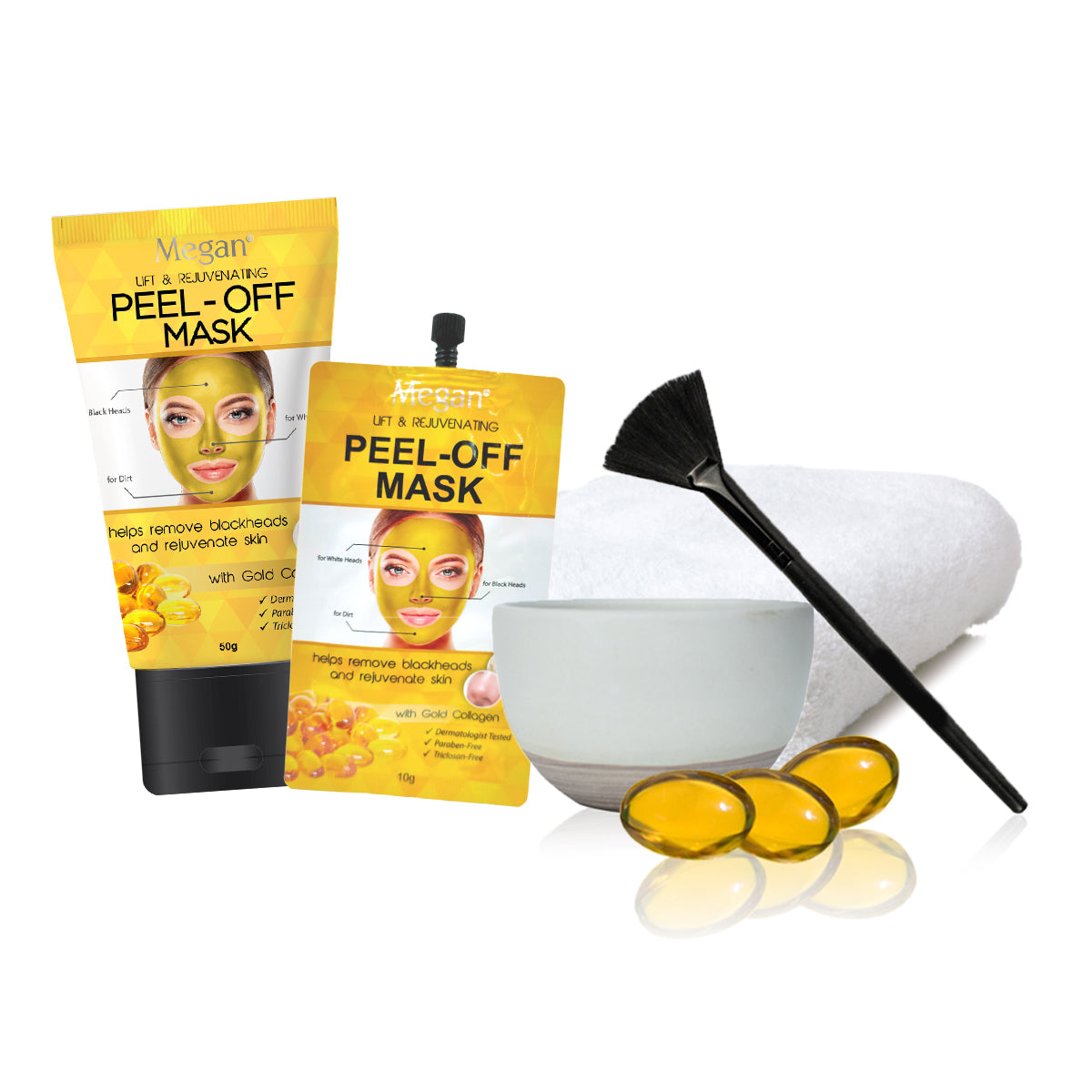 Megan Peel Off Mask - Gold Collagen
