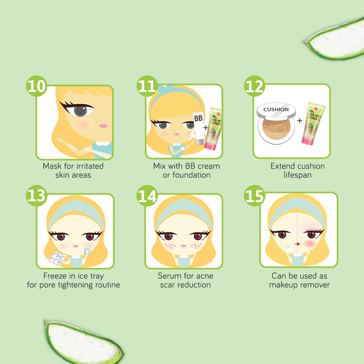 Cathy Doll Aloe Vera & Snail Serum Soothing Gel