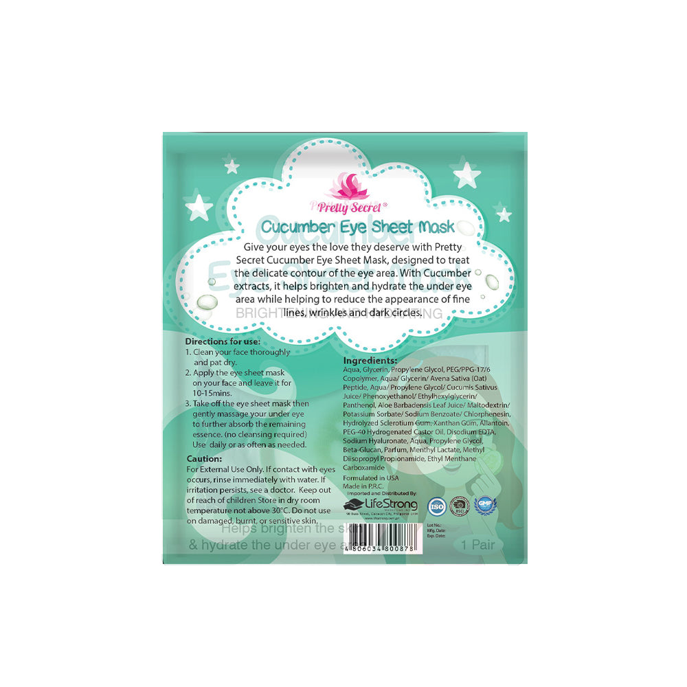 Pretty Secret Eye Sheet Mask - 1pair