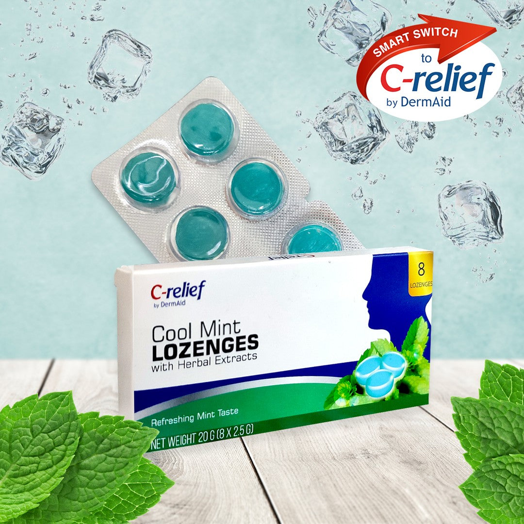 C- Relief By Dermaid Lozenges 8's Buy 1 Take 1