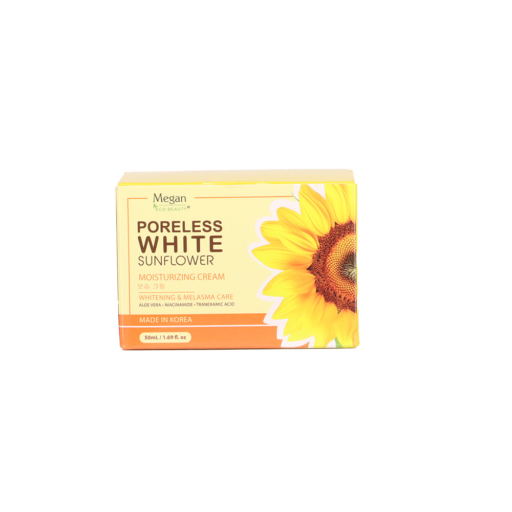 Megan Eco Beauty Poreless White Sunflower Moisturizing Cream 50ml