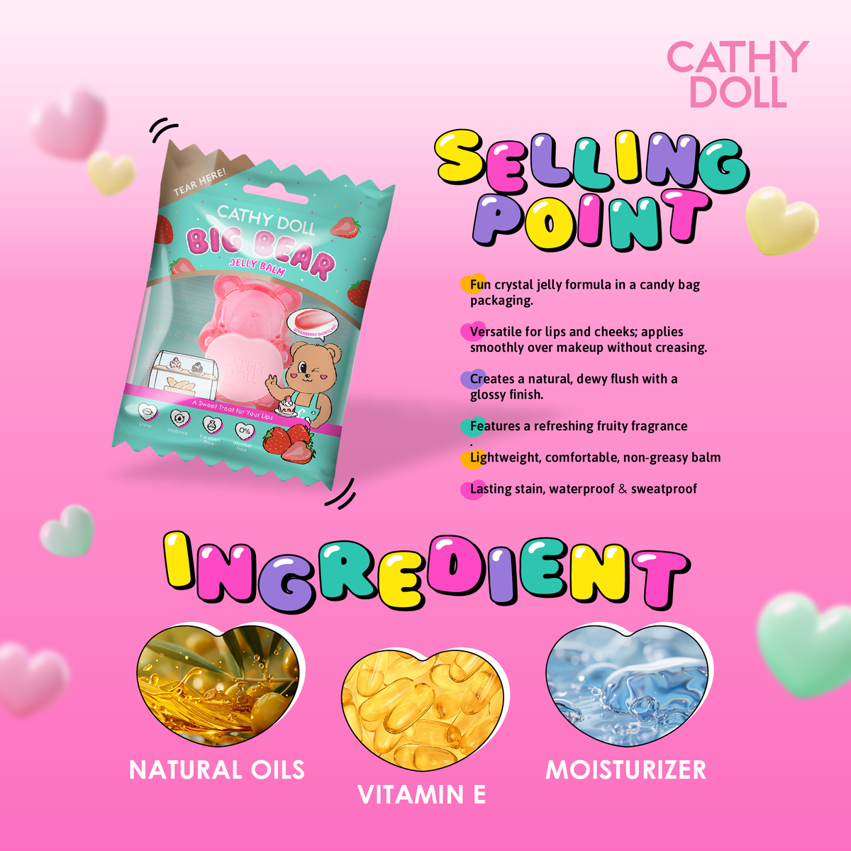 Cathy Doll Big Bear Jelly Balm 5g