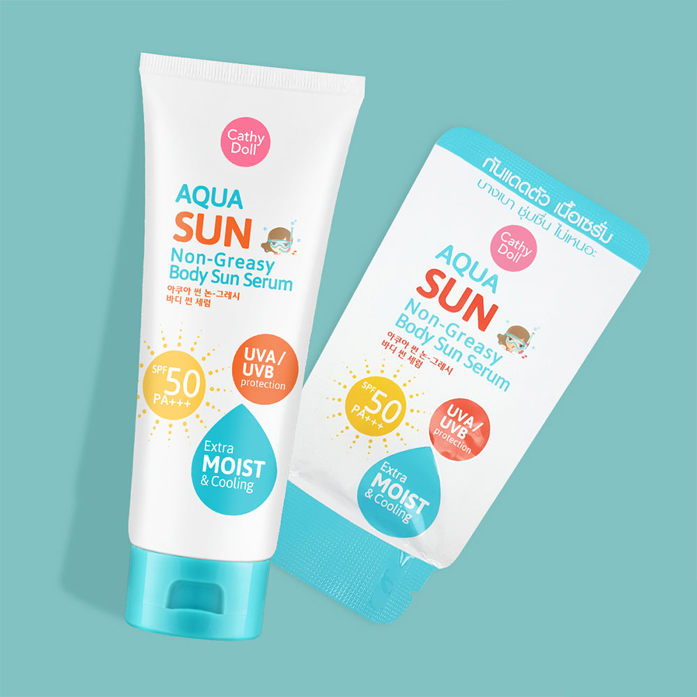 Cathy Doll Aqua Non Greasy Body Sun Serum SPF50 PA+++