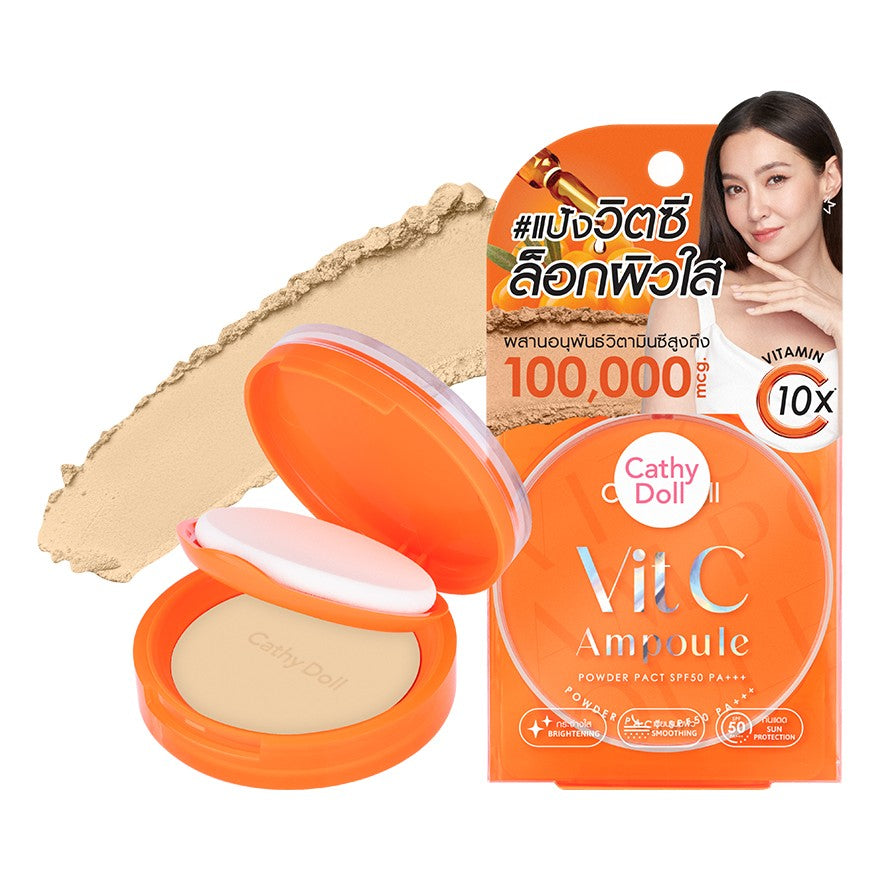 Cathy Doll Vit C Ampoule Powder Pact SPF50 PA+++ 12g