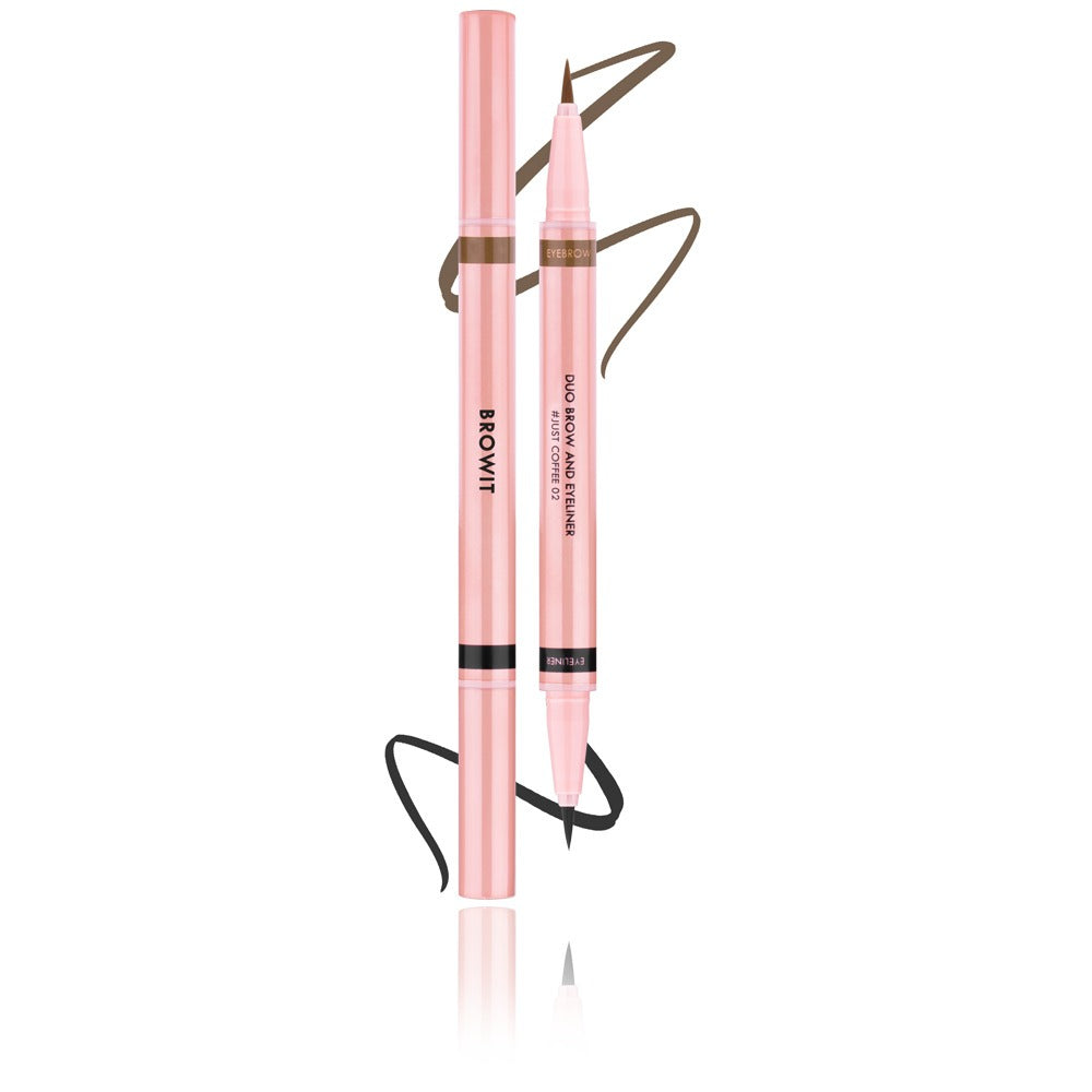 Browit Duo Brow and Eyeliner 0.35ml+0.2ml- 02 Just Coffee