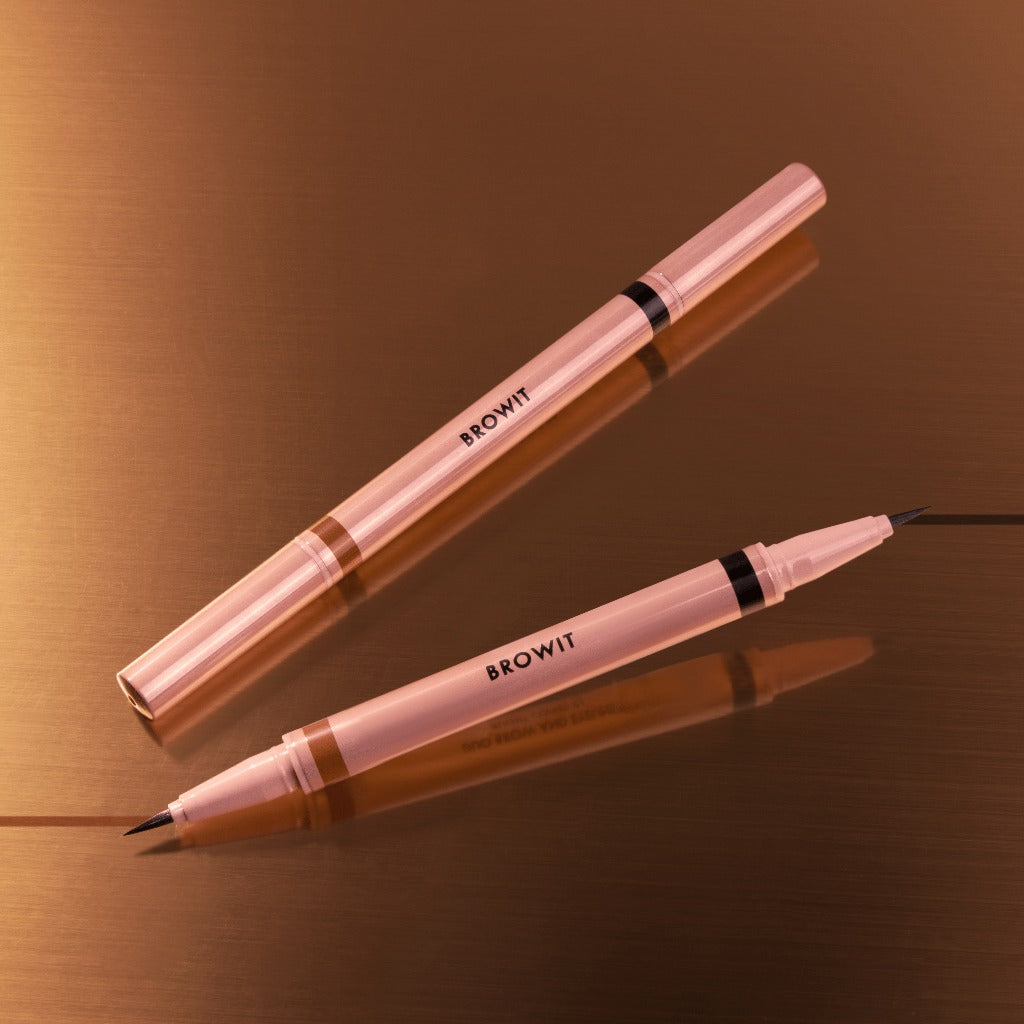 Browit Duo Brow and Eyeliner 0.35ml+0.2ml- 02 Just Coffee