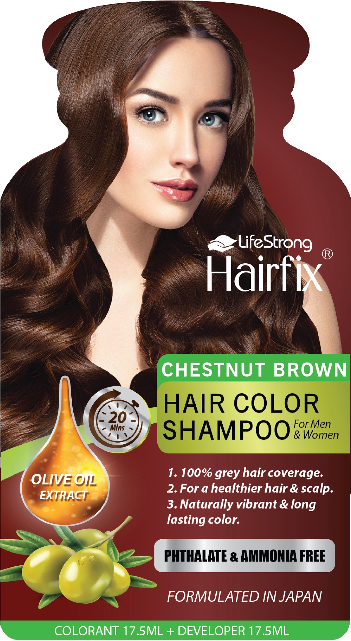 HairFix Hair Color Shampoo 35ml