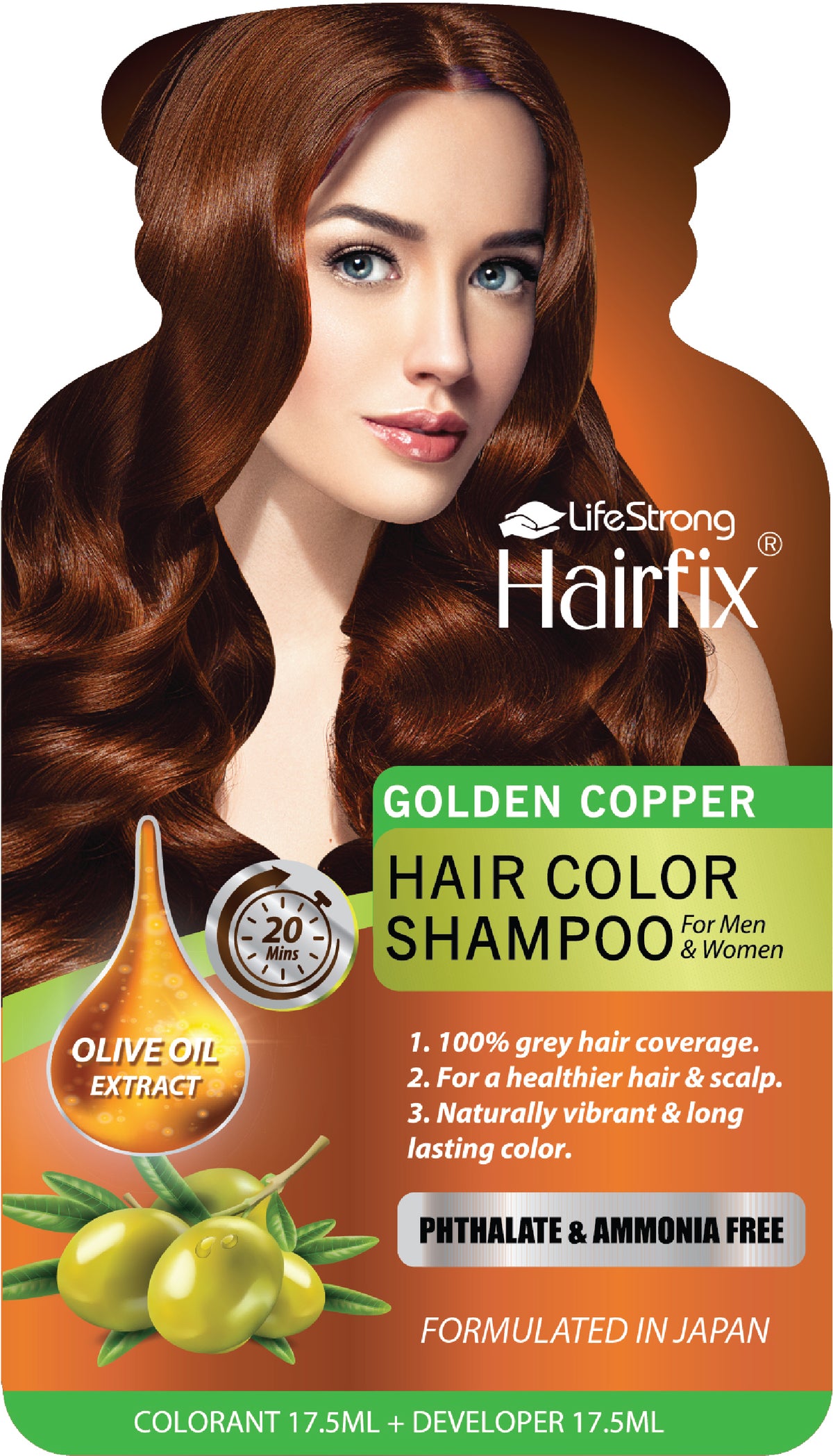 HairFix Hair Color Shampoo 35ml